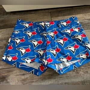 Loudmouth Ladies Golf Shorts Toronto Bluejays MLB Size 4